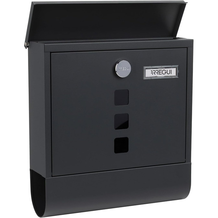Поштовий ящик ARREGUI Chance E7005 сталевий з газетницею, антрацит (DIN A4)