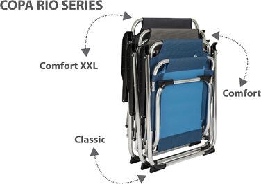 Крісло для кемпінгу Bo-Camp Copa Rio Comfort: розкладне, для саду, риболовлі (бежеве)