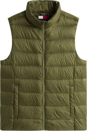 Жилет Tommy Jeans чоловічий, утеплений, темно-синій (Dark Night Navy), великий розмір 3XL, колір GREEN (Dark Greenery)