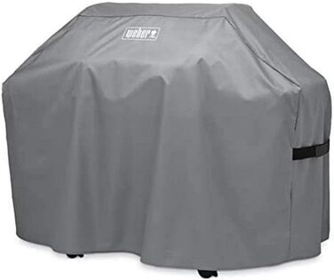 Чохол для гриля Weber, для серій Spirit 300 і Genesis 300, до 152 см, водонепроникний, захист від УФ, вітру і дощу, сірий (7179)