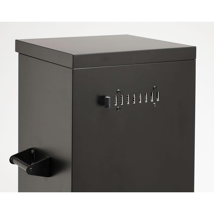 Cuisinart вертикальний пропановий коптильний гриль 91,4 см, 4 знімні решітки, коптильня для м'яса, риби, з піддонами для води та трісок, 15 000 BTU