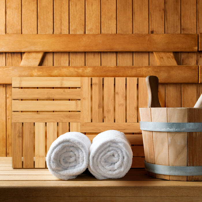 Бамбуковий килимок для ванної Relaxdays