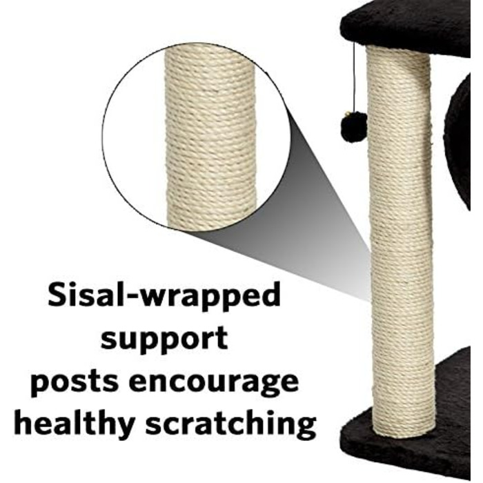 Кігтеточка для котів MidWest Homes Feline Nuvo Grand Forte, 104 см, міцна, з сизалю, для великих і кількох котів