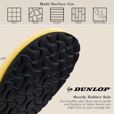 Жіночі халапи DUNLOP Plüsch, пантофи з антиковзкою підошвою, 37-41, 38 EU, гірчичний