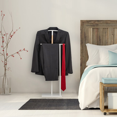Relaxdays Valet Stand White