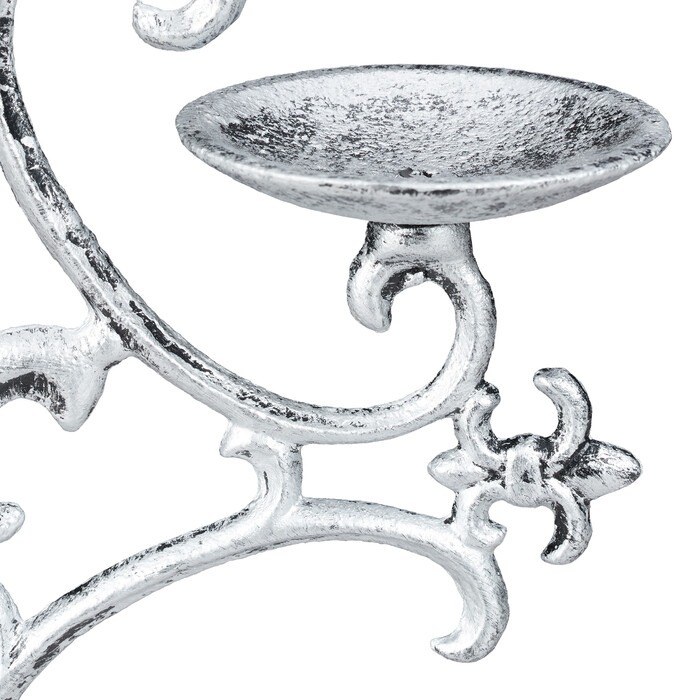 Relaxdays 3-Arm Candle Holder
