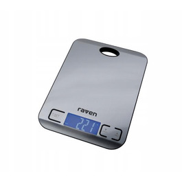 Кухонний ваги Raven EWK001NX, сріблястий/сірий, 5 кг