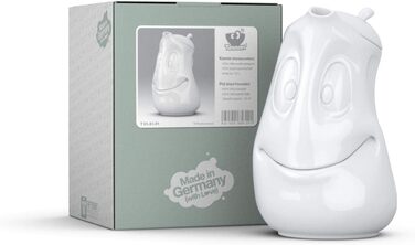 Порцеляновий чайник FIFTYEIGHT PRODUCTS Tassen 'Gut drauf', 1200 мл, білий, Німеччина