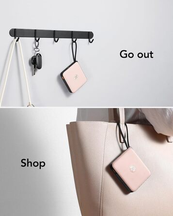 Power Bank VRURC 20000mAh з кабелем: компактний акумулятор для iPhone, Huawei, Samsung та інших пристроїв (рожевий)