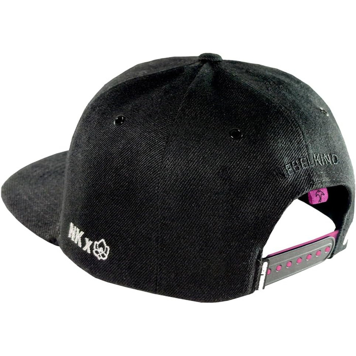 Кепка Nebelkind Snapback Steini Der Keller, універсальний розмір, регульована, чорно-рожева, для чоловіків та жінок