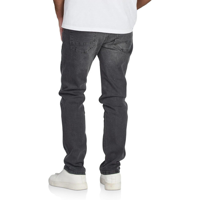 Чоловічі джинси DENIMFY Stretch Straight Fit, бавовна, синій, чорний, сірий - розміри 30-40