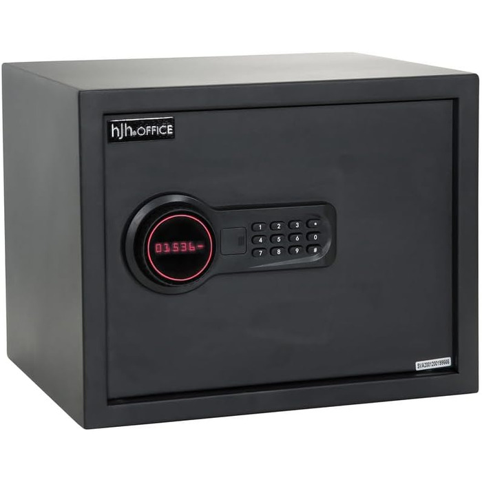 Сейф офісний Tresor COMPACT III, сталевий, чорний, з електронним замком, 20x31x20 см, 27 л