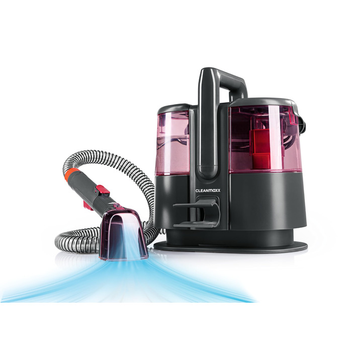 CLEANmaxx Професійний мийкий пилосос для килимів та м'яких меблів Pro Power 600W | 3 в 1: миття, чистка килимів та м'яких меблів, видалення локальних забруднень | Для килимів, авто, диванів, м'яких меблів