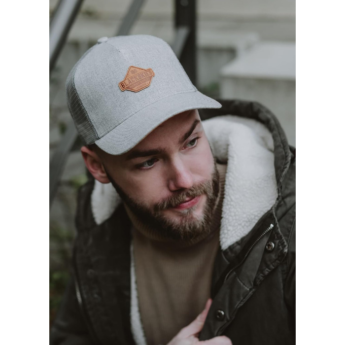 Кепка бейсболка Blackskies Essentials Trucker Cap сіро-блакитна унісекс, кепка для чоловіків та жінок, вуличний стиль, літо