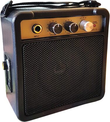 Електрогітара Kinder E Gitarre Junior - комплект з підсилювачем 5W, 3 пліка, кабель, чорний