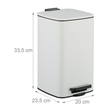 Relaxdays Square Cosmetic Container 8 Liters