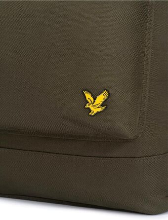 Чоловічий рюкзак Lyle & Scott 17 л, оливковий, міцний матеріал, відділення для ноутбука