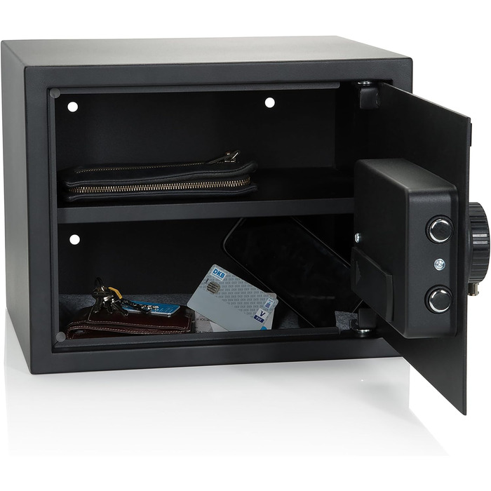 Сейф офісний Tresor COMPACT III, сталевий, чорний, з електронним замком, 20x31x20 см, 27 л