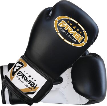 Дитячі боксерські рукавички Farabi Sports 6oz/8oz для боксу, MMA, муай-тай, кікбоксингу та спарингу