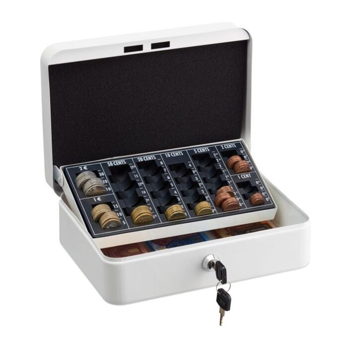 Cash Box з дошкою для підрахунку євромонет