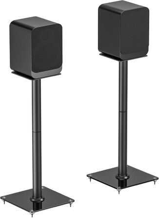 Підставка для колонок HALTERUNGSPROFI LSTSL4-B: металева, для сателітної акустики, пара (2 шт.), до 25 кг