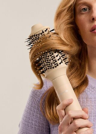 Іонський фен для волосся з технологією Frizz-Free, 2 температури, функція охолодження, 2 швидкості, технологія негативних іонів, 1800W (ION STYLER PRO ADVANCE, пісок)