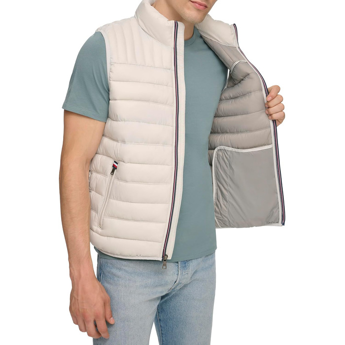Жилет чоловічий Tommy Hilfiger Ultra Loft Quilted Puffer Vest, темно-синій/Ausflug, однотонний (Kräftig, 3X, Eis)