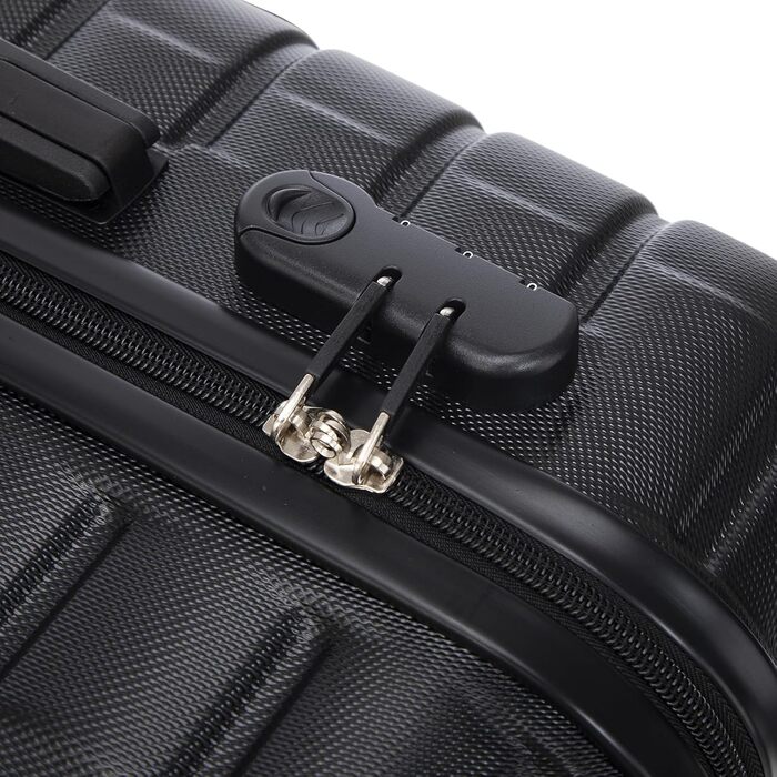 Набір валіз-ролерів (3 шт): M, L, XL, Elfenbeinweiß. Сучасний хардлайнер з коліщатками 360°, замком та зручною ручкою. Ідеальний для подорожей!