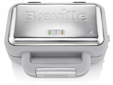 Вафельниця Breville DuraCeramic VST072 850 Вт, сріблястий/сірий