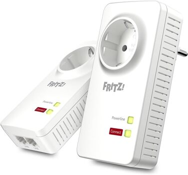 Набір AVM FRITZ!Powerline 1220E International: 1200 Мбіт/с, 2x Gigabit LAN