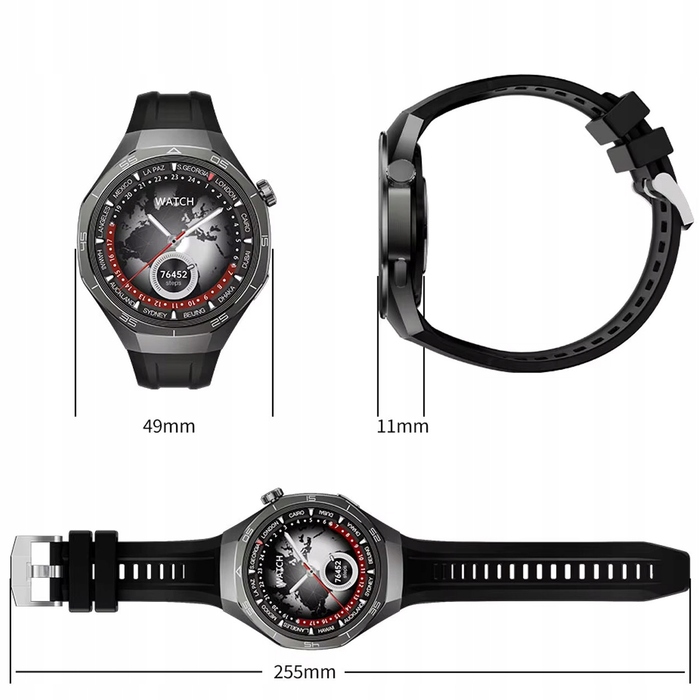 Смарт-годинник Smart-Trend GT59 Pro Active+, чорний