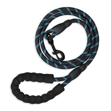 Relaxdays Padded Dog Leash, Black, 150 cm