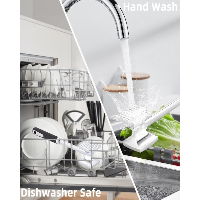 Fleischhammer Bixury 27 см з нержавіючої сталі, двосторонній молоток для м'яса, для приготування шніцелів, котлет, стейків