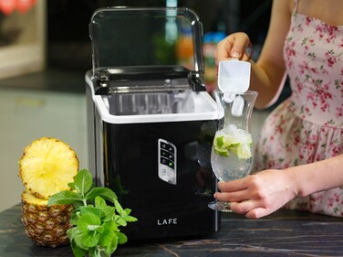 Льодогенератор Lafe IceTwist Pro, чорний, 120 Вт