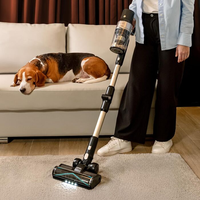 Бездротовий пилосос Cecotec Conga Rockstar 5500 Hurricane Station Flex Max: 220AW, 700W, станція самостійного очищення, 90 хв роботи, антизаплутувальна щітка, гнучкий шланг, циклонна технологія