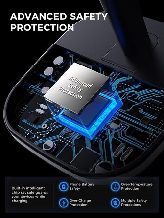 Зарядна станція 3 в 1 для Apple Watch та iPhone з MagSafe, сумісна з iPhone 17 Air 16 15 14 13 12, Apple Watch 11 10 9 8 7 6 5 4 3 2 SE Ultra, AirPods Pro/4/3/2, білий (чорний)