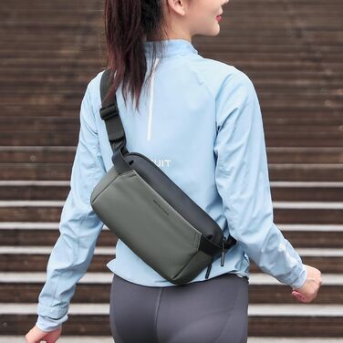 Сумка на плечі Mark Ryden Leicht: чоловіча/жіноча, темно-зелена, з YKK-блискавкою та магнітною застібкою