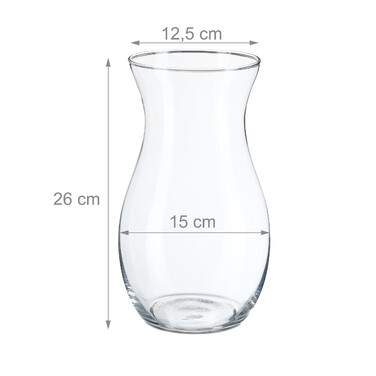 Relaxdays Glass Vase