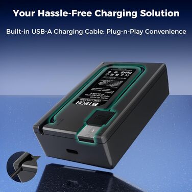 Акумулятор BTECH NP-FZ100 2600mAh (2 шт.) з USB-зарядним пристроєм для камер Sony з акумулятором NP-FZ100