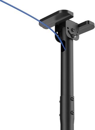 Настінна рухома кріплення для телевізора – HD8L, кріплення для телевізорів 43'-86', поворотне та нахилене, телескопічна штанга, макс. 60 кг, кріплення для телевізорів для плоских та похилих стель