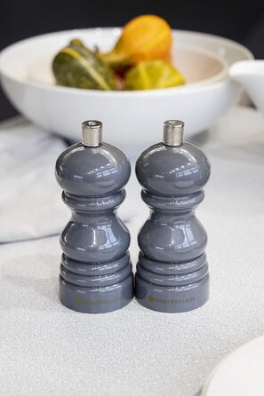 Мельниця для перцю та солі MasterClass, пластик, сіра, 12 см