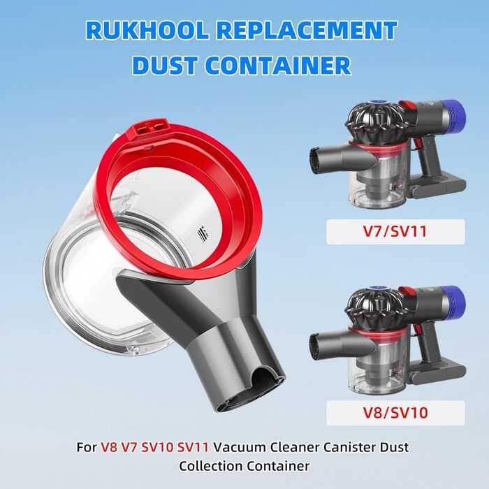 Контейнер для пилу Dyson V7 V8 SV11 SV10 (967699-01) - Оригінальна запчастина