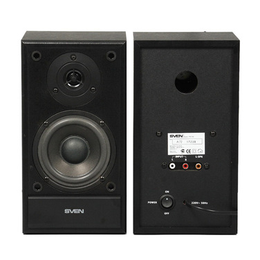 Комп'ютерні колонки 2.0 Sven SPS-702 40W RMS, чорні