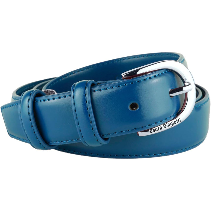 Жіночий шкіряний ремінь Biagiotti Avio 3 см, регульований (115 см) в подарунковій коробці