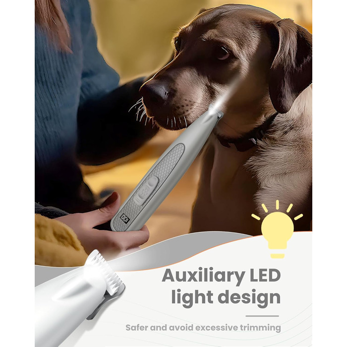 Триммер для собак Pfotentrimmer Paw Trim Pro: тиха, акумуляторна машинка для догляду за лапами, вухами та обличчям
