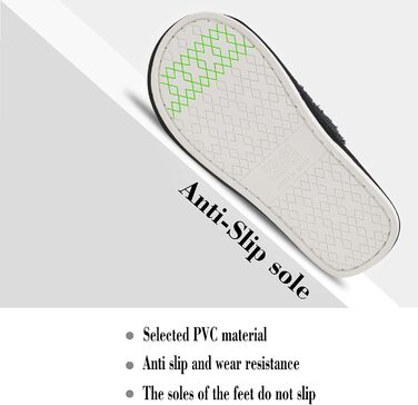 Чорні домашні тапочки MAXTOP з м'якого плюшу у вигляді кігтика кота з пам'ятівою піною, жіночі, 38/39 EU