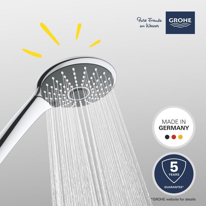Grohe Vitalio Comfort 100 Handshower IV with 4 Spray Patterns 26094000 (3 Spray Patterns)