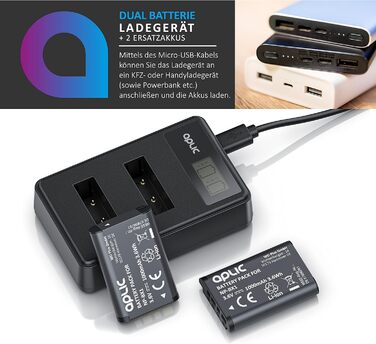 Зарядний пристрій для акумуляторів CSL - 4 слоти AA/AAA NiMH з LCD-дисплеєм, чорний (Тип 2)