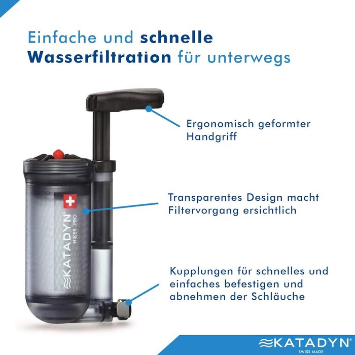 Katadyn 8019670 Water Filter Hiker Pro-Transparent