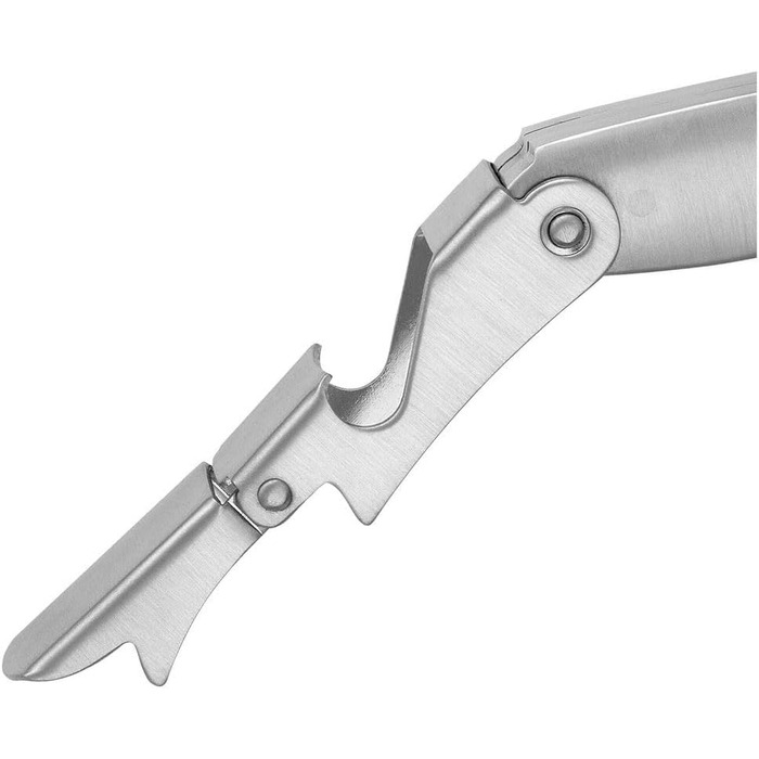 ZWILLING Sommelier Waiter's Knife, with 3-in-1 Function: Corkscrew, Foil Cutter, and Bottle Opener, Stainless Steel